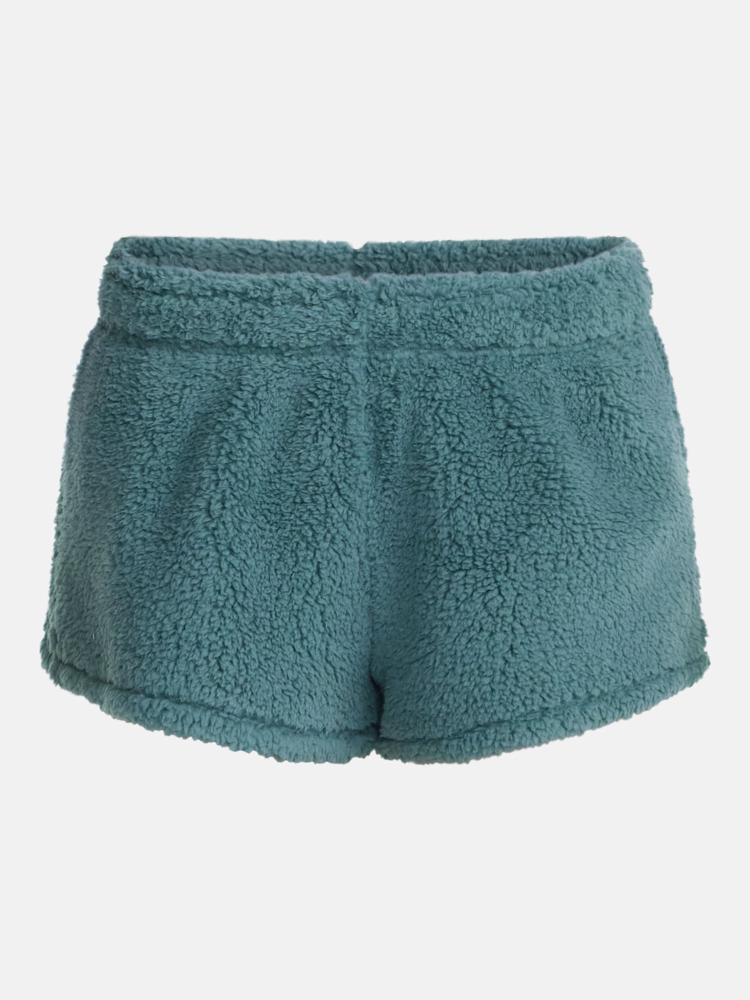 No Boundaries Faux Shearling Plush Shorts, 2.5'' Inseam, Women's XXS-XXL