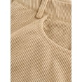 thumbnail image 4 of Franhais Women Casual Wide-leg Pants, Solid Color High Waist Loose Trousers S/ M/ L, 4 of 9