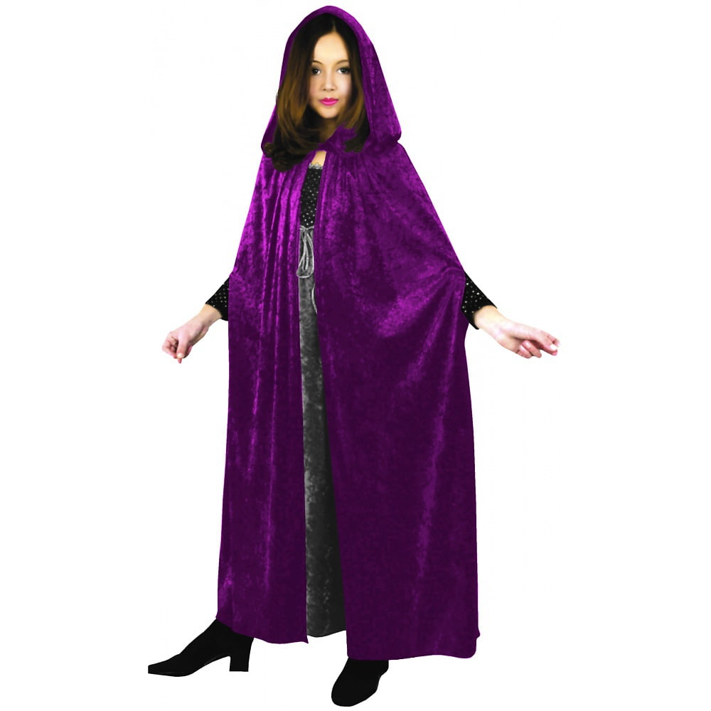 Panne Velvet Cloak Child Costume Fuchsia - Walmart.com - Walmart.com