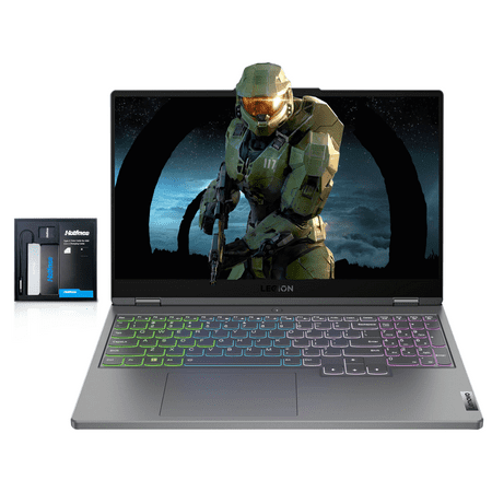 Lenovo Legion 5 Gen 7 15.6" FHD 165Hz Gaming Laptop, AMD Ryzen 7 6800H, 16GB DDR5 RAM, 1TB PCIe SSD, NVIDIA GeForce RTX 3070Ti, 4zone RGB Backlit Keyboard, Win 11 Pro, 128GB Hotface Extension Set