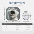 thumbnail image 3 of Salouo Smiling Polar Bear Pattern Car Windshield Sun Shade Foldable | Front Windshield Shade for Sun, Heat and UV Rays | Interior Sun Protection-Large, 3 of 6