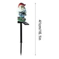 thumbnail image 3 of Uuowzo Christmas Outdoor Decorations Garden Solar Outdoor Lights, Xmas Santa Claus Snowman Pathway Lights for Walkway Yard Lawn Porch Holiday Decor Chirstimas Gifts for Women, 3 of 6