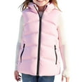 thumbnail image 2 of AUNVITO Kids Hooded Puffer Vest Lightweight Warm Zipper Front Jacket for Boys & Girls 5-10Y, Solid Color Quilted Sleeveless Coat Outdoor Winter Layering, 2 of 3
