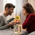 thumbnail image 5 of IPEWLEX Natural Dried Flower Bouquet in Decorative Vase - Perfect Valentine's Day and Mother's Day Gift Box, 5 of 6