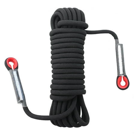 

Garhelper Rescue Rope Emergency Multi-Core 10mm/14mm Polyester Black Outdoor Equipment