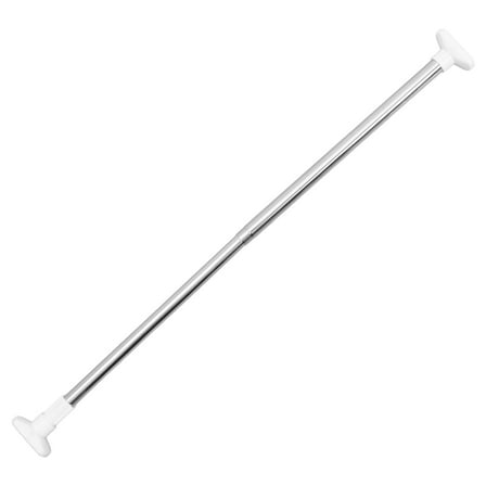 Worgeous Expandable Curtain Rod Tension Rod Stainless Steel Multipurpose 2-In-1 Shower Curtain Pole Easy Install