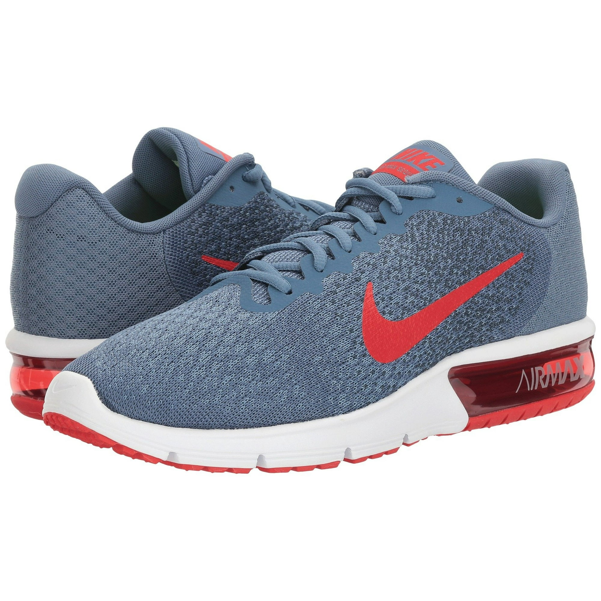 Mens Nike Air Max Sequent Low Top Lace Up Trail Running Tênis Nike Air Max Sequent 4 Way Tenis