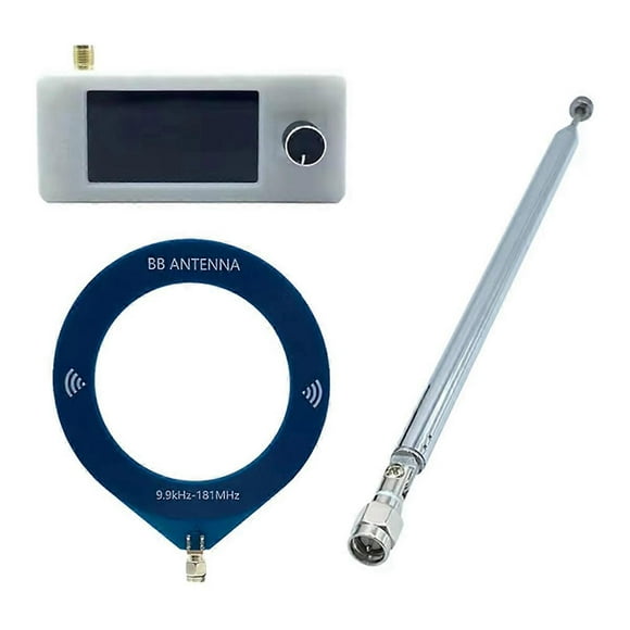 SI4732 0.5-108mhz Portable Radio with 2pcs Antenna All Band Radio Receiver HF SW MW VHF Pocket Mini Radio