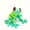 Spring tea color 1pc, variant on Funny Gift Home Decoration 3D Printed Articulated Tree Frogs Realistic Animal Fridge Magnet Desktop Decor For Kitchen Office