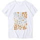 thumbnail image 1 of Camiseta de Manga Corta de Cuello Redondo Impresa para Mujeres, Primavera Y Verano Casual, 1 of 3