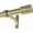 Antique Bronze, variant on Antique Bronze Curtain Rods with Cap Finials, Single 72-144" Decorative Drapery Rods, Adjustable 1-Inch Window Treatment