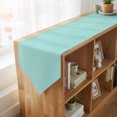 thumbnail image 4 of Solid Color Table Runner Linen Burlap Table Runner 90 Inches Long Modern Minimalist Pure Color Turquoise Dresser Scarves for Kitchen Island Coffee Dining Room Party Wedding Holiday Decoration 13"x90", 4 of 8