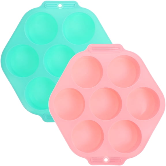 FOMIYES Silicone Cake Molds 2Pcs Round Chocolate Cookie Molds for Home Baking