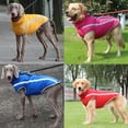 thumbnail image 2 of Dogs Clothes Dog Winter Jacket Reflective Vest Dog Bodysuits 2-Leg Step In Raincoats Pet Dog Outfit Puppy Photo Props, 2 of 8