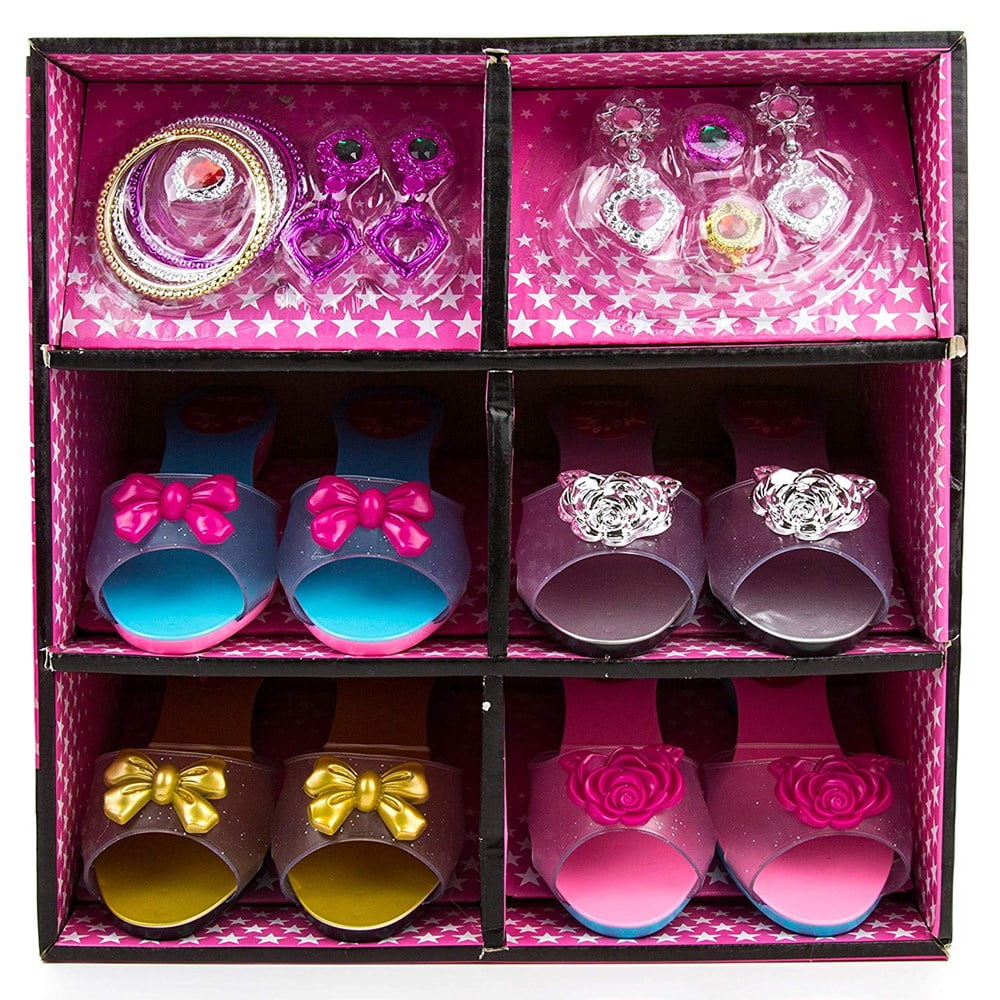 Blue Green Novelty Great Girls Play Set Princess Dress Up & Play Shoe and Ti... 