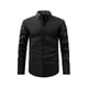 thumbnail image 1 of Blusa y camisa de manga larga con cuello vuelto para hombre, cárdigan liso de moda con cuello vuelto, camisa de negocios con botones, blusa de poliéster para hombre, 1 of 8