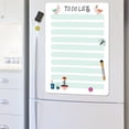 thumbnail image 1 of COLOUR Magnetic Fridge Big Weekly Meal Planner Drywipe A4 White Notice Board Pen, 1 of 4