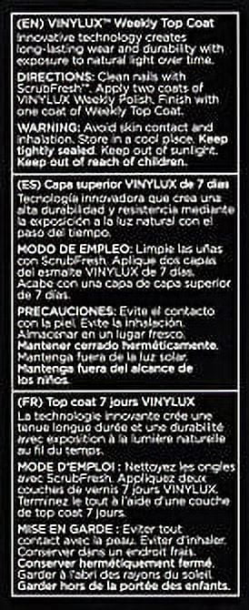 CND Vinylux Top Coat + Fedora – 2-in-1 Nagellack-Versiegelung, 30 Ml
