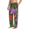 thumbnail image 6 of KLL Peacock butterfly Mens Pajama Pants for Men,Mens Lounge Pants,Funny Gifts for Men,Men's Pajama Bottoms-Medium, 6 of 6