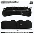 thumbnail image 2 of Wiilayok 131" Modern Chenille Sectional Sofa,Curved Sofa with Deep Seat,Cloud Compression Sofa Couch for Living Room,No Assembly,Black, 2 of 10
