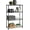 Black, variant on YRLLENSDAN Adjustable 4 Tier Wire Shelving Unit Rack, 36Lx14Wx54H Metal Bathroom Storage Shelves for Bedroom Heavy Duty Metal Shelves for Storage Kitchen Garage