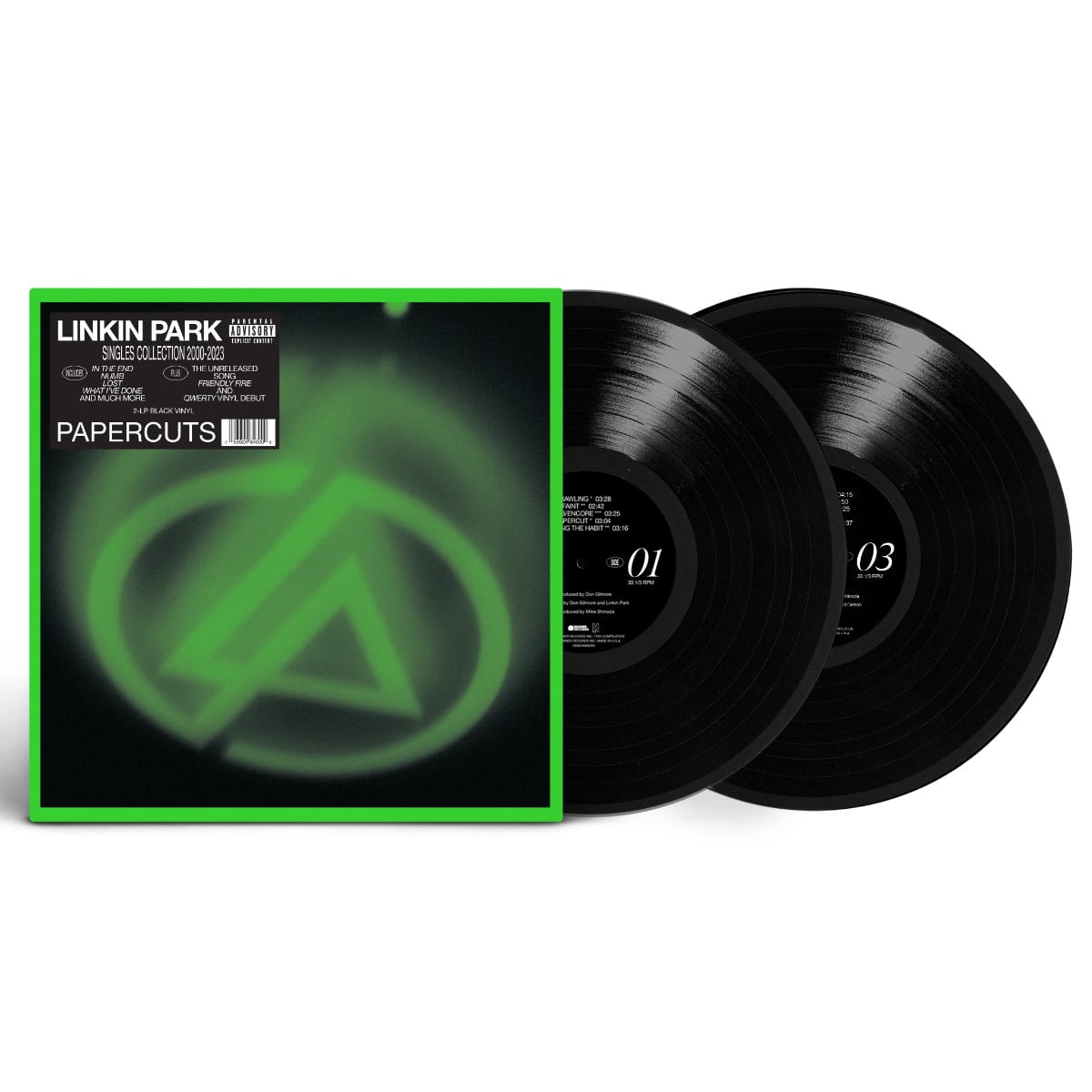 ミュージシャン LINKIN PARK PAPERCUTS REFLECTION TEE Linkin Park - Papercuts - Music & Performance - Vinyl - Walmart.com
