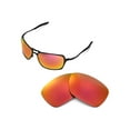 thumbnail image 4 of Walleva Fire Red Polarized Replacement Lenses for Oakley Inmate Sunglasses, 4 of 5