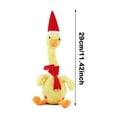 thumbnail image 3 of Dancing What You Say Talking Duckling Wriggle Singing Mimicking Twisting Interactive Animated Speaking For Kids, 3 of 6