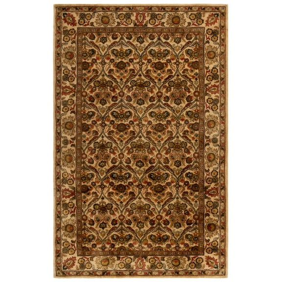 SAFAVIEH Antiquity Francine Oriental Wool Area Rug, Gold, 5' x 8'