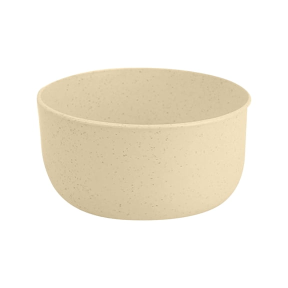 CuiLiyq 1 Pcs Cereal Bowl, Plastic Bowls Reusable Light Weight Bowl, Microwave and Dishwasher Safe Cereal Bowl, Straw Bowl for Serving Soup and Salad, 4.5" x 2.4", White