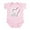 Petal Pink, variant on CafePress - World's Best Grandma Heart Infant Creeper - Baby Light Bodysuit, Size Newborn - 24 Months