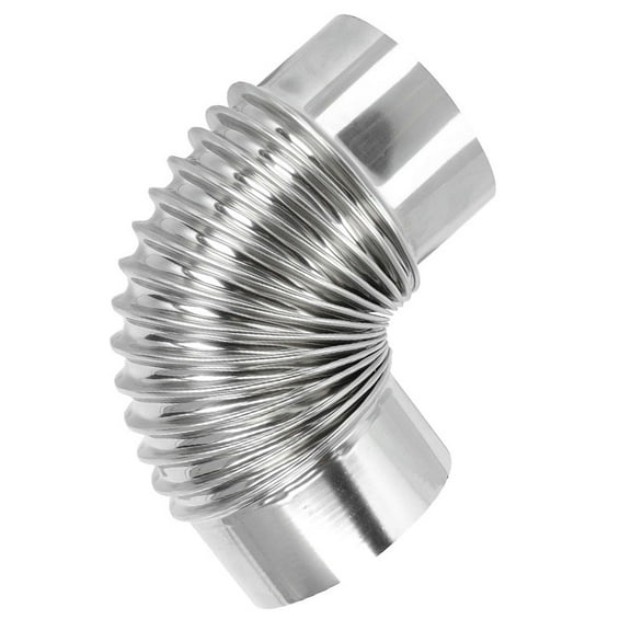 STRANDCHIC Spiral Design Stainless Steel Chimney Pipe for Tent Stove Ventilation 1Set