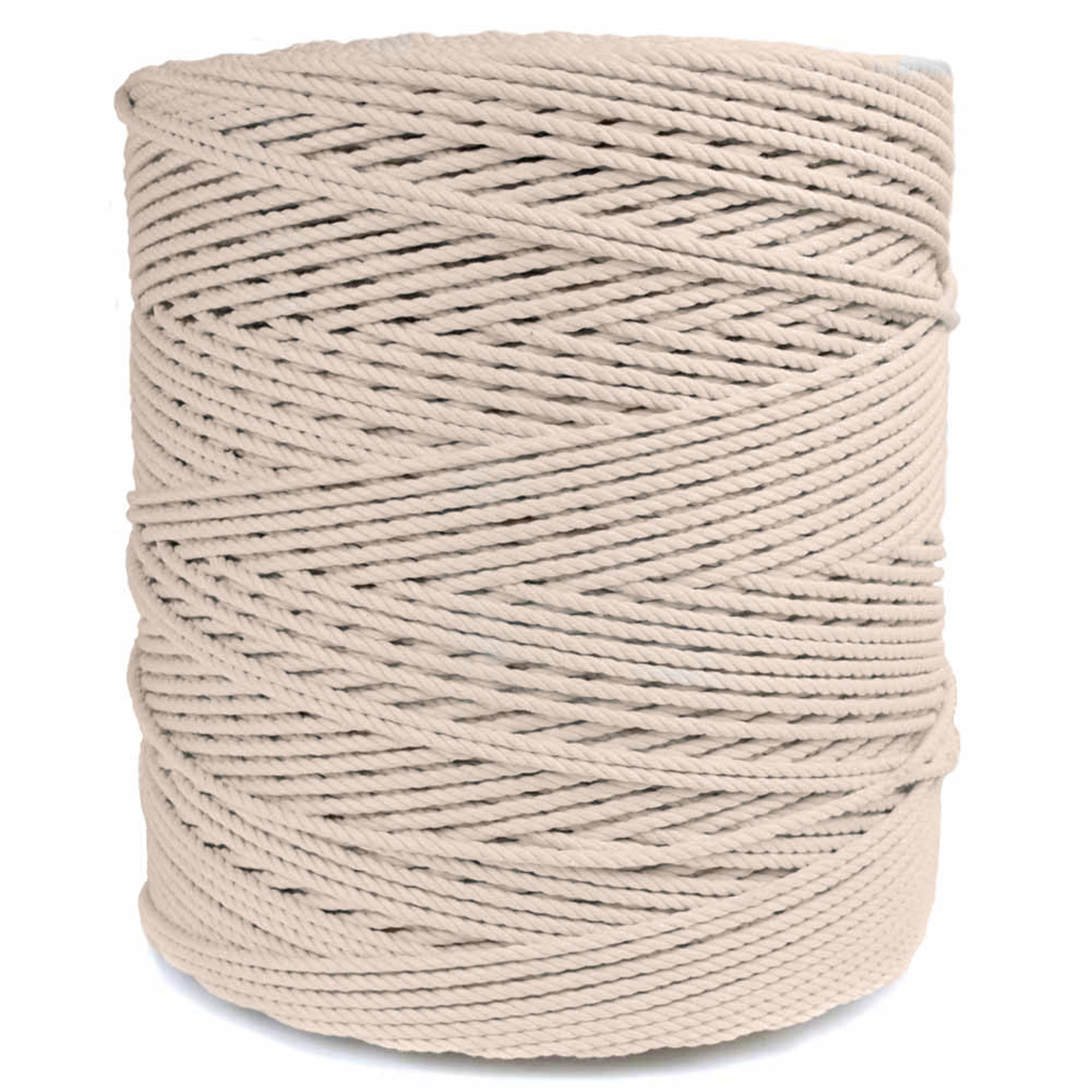 Golberg 100% Natural Cotton Rope - 5/32, 3/16, 7/32, 1/4, 5/16, 3/8, 1/2, 5/8, 3/4, 1, 1-1/4, and 1-1/2 Inch Diameters - Twisted White Cotton Rope - Several Lengths to Choose From - image 2 of 4
