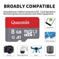thumbnail image 6 of Quanmin Ultra 8GB Memory Card, Micro SD Card 6 Pack, Micro SD/TF Flash C10 A1 Memory TF Card for Camera/Tablet/Mobile Phone//Game/Car Audio/Console（ (6 microSD Cards + 2 Adapter)）, 6 of 6