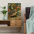thumbnail image 5 of Hedgehog in Floral Meadow Canvas Print, Cute Decor for Living Room Bedroom Bathroom Kitchen Office Entryway, 5 of 8