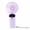 Purple, variant on Yhmxh Portable Handheld Fan, High Speed USB Rechargeable Cooling Mini Fan, Adjustable 90° Foldable Head Fan with Digital Display, Portable Personal Fan for Makeup, Office, Travel, Gifts for Women