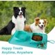 thumbnail image 1 of 1 Piece Portable Dog Bowl, Travel Dog Bowls, Travel Bowl With Silicone Mat, Suitable For Traveling, Camping, Mountaineering, Green Banban, 1 of 2