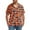 Orange-07, variant on Men's Short Sleeve Button Down Shirt, Print Casual Hawaiian & Vacation Top for Summer Wear