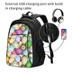 thumbnail image 2 of Easygdp Colorful Easter Eggs Mochila para Laptop de Viaje con Puerto USB, Mochila para Laptop con Puerto de Carga USB para Mujeres y Hombres, 2 of 7