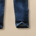 thumbnail image 6 of Gubotare Infant Jeans Kids Boys Denim Jeans Pants Elastic Waist Soft Denim Pants Slim Fit Trousers 2T 3T (Dark Blue,2-3 Years), 6 of 8
