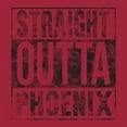 thumbnail image 4 of Straight Outta Phoenix Long Sleeve T-Shirt - 2X-Large - Cardinal, 4 of 6