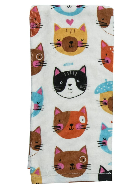 Kay Dee Designs Crazy Cat Terry Towel