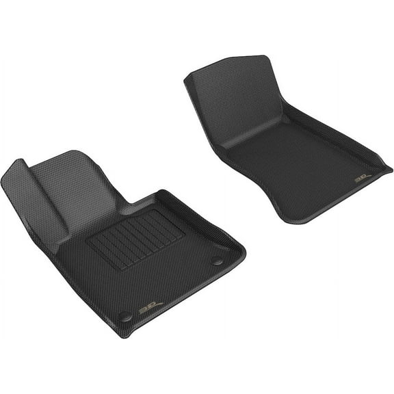3D MAXpider Custom Fit Kagu Floor Mat (Black) Compatible with Mercedes-Benz GLC-Class SUV (X254) 2023-2025 - R1