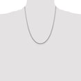 thumbnail image 2 of Auriga 925 Sterling Silver 1.75 mm Diamond-cut Round Box Chain Necklace for Women 22", 2 of 5