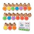 thumbnail image 2 of LeeQinersw Wooden Alphabet Number Stamp Stampers for Boys Girls 3 4 5 Year Old Toddlers, 2 of 9