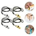 thumbnail image 3 of EeaseCA 4Pcs Safety Whistle with Lanyard Professional Camping Whistle Multi-function Survival Whistle, 3 of 7
