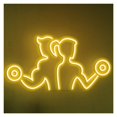 thumbnail image 1 of Letrero De Neón Hombre Y Mujer Con Mancuernas, Ideal Para Decoración Gimnasios, 45cm, 1 of 3