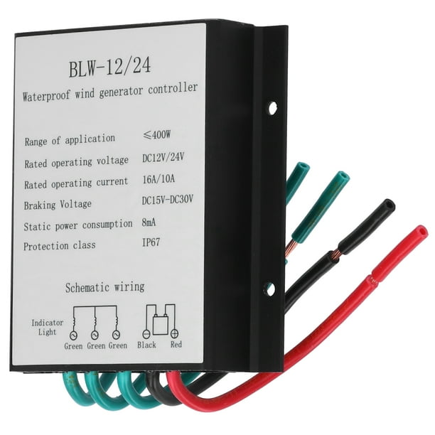 Generador de viento controlador de generador de viento impermeable 400W IP67 Controlador de turbina para viento