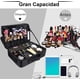thumbnail image 4 of XL Grande Estuche de Maquillaje de Viaje 3 Capas - Con Espejo, Bolsa de Cosmético Impermeable con Divisor Ajustable, Gran Capacidad Organizador de Maquillaje Impermeable (Grande Negro), 4 of 4