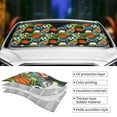 thumbnail image 5 of Bingfone Balls Car Windshield Sun Shade Protector Keep Your Vehicle Cool Sun Shield Visor Cover Foldable-Small, 5 of 9